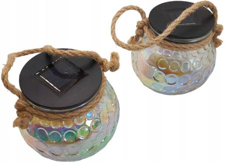 Aamazon Lampa Ogrodowa Led Solarna Kula Wisząca 2szt. 11892 - zdjęcie 3