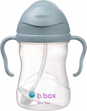 B.Box Innowacyjny Kubek Bidon Z Obciążoną Słomką Niebieski 0,24L - zdjęcie 5