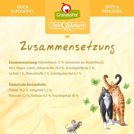 Granatapet Delicatessen Mokra Karma Dla Kota Kurczak 6X400G - zdjęcie 3