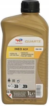 Totalenergies Quartz Ineo Rcp 5W30 1l - zdjęcie 2