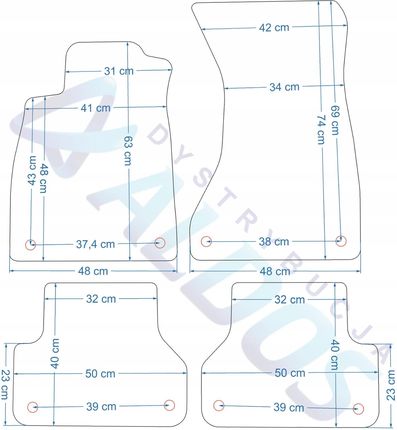 Gledring Gumowe Audi A4 B9 2015R. - zdjęcie 4