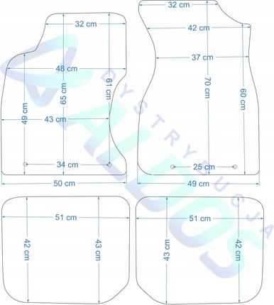 Gledring Gumowe Audi A4 B5 1994-2001R. - zdjęcie 4