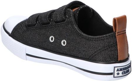 AMERICAN CLUB LH94 TRAMPKI TENISÓWKI NA RZEPY B 33 - zdjęcie 2