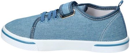 AMERICAN CLUB TEN115 TENISÓWKI TRAMPKI NA RZEP BLUE 32 - zdjęcie 2