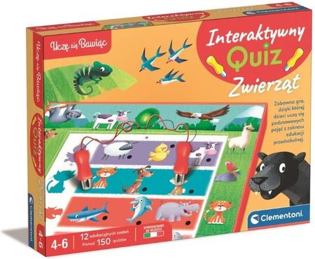 Clementoni Interaktywny quiz zwierzęta - zdjęcie 2