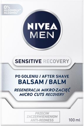 Nivea Men Sensitive Recovery Zestaw Balsam Po Goleniu 100ml + Pianka Do Golenia 200Ml - zdjęcie 3