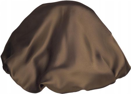 Czapka do spania damska czapka nocna do pielęgnacji włosów brązowa - zdjęcie 3