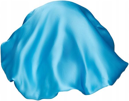 Czapka do spania damska czapa nocna do pielęgnacji włosów niebieska - zdjęcie 3