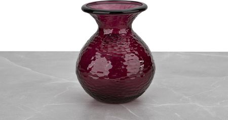Wazon szklany 18,5 cm bordowy 4829 Paradise San Miguel recykling - zdjęcie 3