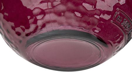 Wazon szklany 18,5 cm bordowy 4829 Paradise San Miguel recykling - zdjęcie 2