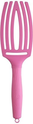 Szczotka Olivia Garden FingerBrush Combo Medium Bubble Pink do rozczesywania włosów Amazonki Róż po zdrowie - zdjęcie 4