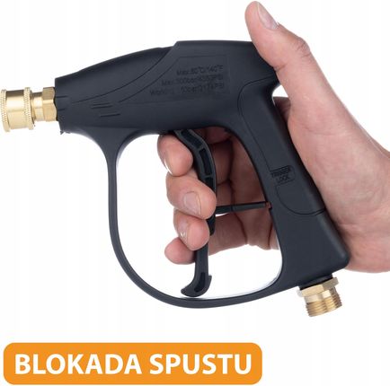 Zestaw Pistolet Do Myjki Ciśnieniowej 4350Psi 22Mm + Pianownica 1000Ml Do Myjki Ciśnieniowej - zdjęcie 3