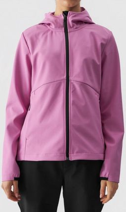 Damska kurtka softshell membrana 5000 4F 4FWAW24TSOFF285 - różowa - zdjęcie 2