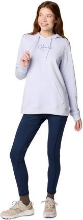Bluza z kapturem damska Columbia TREK fioletowa 2051611581 - zdjęcie 2