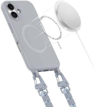Tech-Protect MagNecklace MagSafe do Apple iPhone 16 Szary - zdjęcie 2
