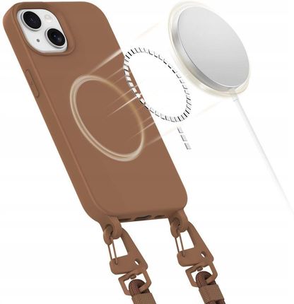Tech-Protect MagNecklace MagSafe do Apple iPhone 15 Brązowy - zdjęcie 3