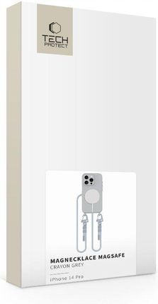 Tech-Protect MagNecklace MagSafe do Apple iPhone 14 Pro Szary - zdjęcie 4
