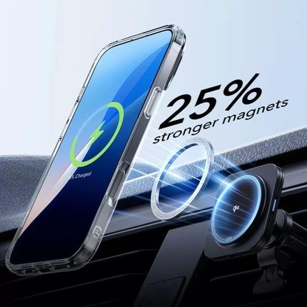 Esr Etui Classic Hybrid Kickstand Halolock Magsafe Tempered Glass Do Apple Iphone 16 Przezroczysty - zdjęcie 5