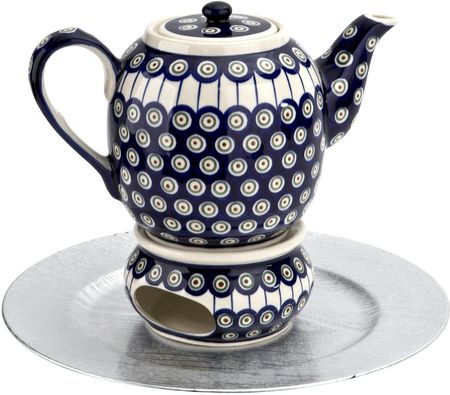 Podgrzewacz ceramiczny GU-1067 Bolesławiec Kropki 8 - zdjęcie 2