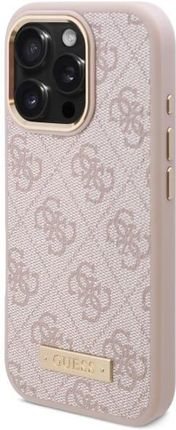 Guess Guhmp16Xu4Gprp Iphone 16 Pro Max 6 9 Quot Różowy Pink Hardcase 4G Logo Plate Magsafe - zdjęcie 6