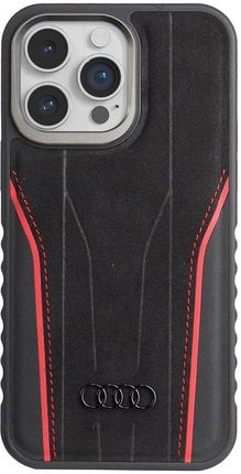 Audi Genuine Leather Magsafe Iphone 16 Pro Max 6 9 Quot Czarno Czerwony Black Red Hardcase Au Tpupcmip16Pm R8 D3 Rd - zdjęcie 4