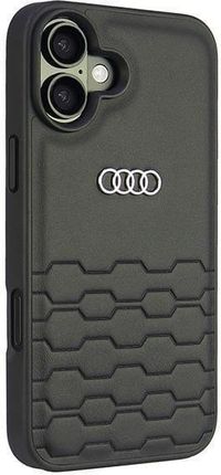 Audi Synthetic Leather Iphone 16 Plus 6 7 Quot Czarny Black Hardcase Au Tpupcip16M Gt D2 Bk - zdjęcie 3
