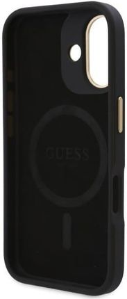 Guess Guhmp16Mu4Gprk Iphone 16 Plus 6 7 Quot Czarny Black Hardcase 4G Logo Plate Magsafe - zdjęcie 5
