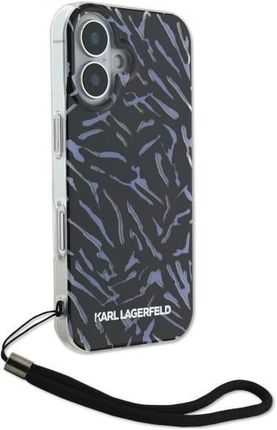 Karl Lagerfeld Klhcp16Shzbpkccu Iphone 16 6 1 Quot Fioletowy Purple Zebra With Cord - zdjęcie 5