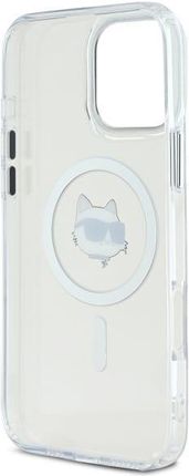 Karl Lagerfeld Klhmp16Xhlschh Iphone 16 Pro Max 6 9 Quot Biały White Hardcase Iml Metal Choupette Head Magsafe - zdjęcie 4