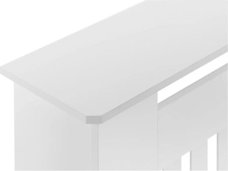 Osłona na kaloryfer - 78 x 82 x 19 cm - biała - Uniprodo - UNI_RC_05 - zdjęcie 4