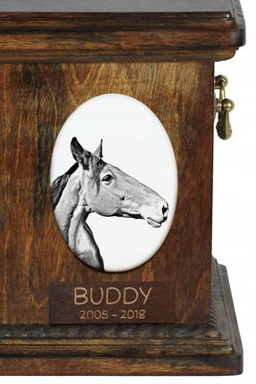 Art-Dog Australian Stock Horse Pamiątkowa Płytka Ceramiczna Z Koniem, Ze Zdjęciem - zdjęcie 5
