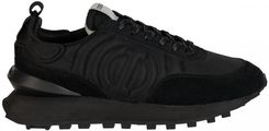 Ranking ICEBERG efektowne włoskie sneakersy NOWOŚĆ FULL BLACK Popularne włoskie buty
