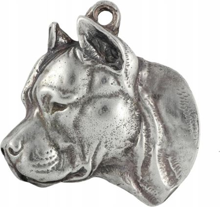 Art-Dog Amerykański Staffordshire terrier naszyjnik z psem, zawieszka na rzemieniu - zdjęcie 2