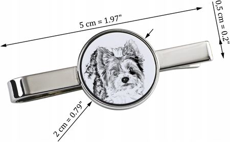 Art-Dog Biewer Yorkshire Terrier spinka do krawata z psem, z Twoim zdjęciem - zdjęcie 2
