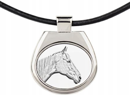 Art-Dog Retired Race Horse zawieszka na rzemieniu z koniem, naszyjnik ze zdjęciem - zdjęcie 5