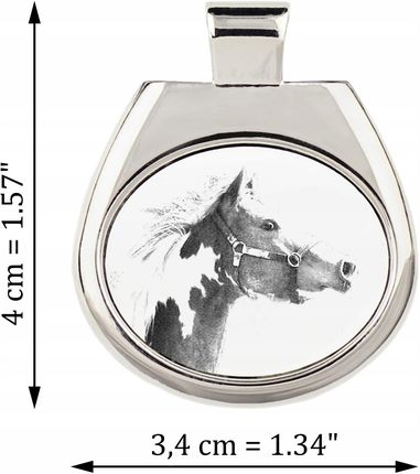 Art-Dog Koń American Paint zawieszka na rzemieniu z koniem, naszyjnik ze zdjęciem - zdjęcie 5