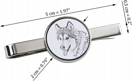 Art-Dog Alaskan Malamute spinka do krawata z psem, z Twoim zdjęciem - zdjęcie 5