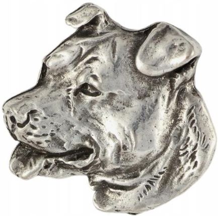 Art-Dog Amstaf Amstaff broszka typu pin z psem w pudełku prezentowym, przypinka - zdjęcie 2
