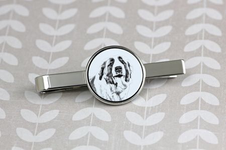 Art-Dog Bernardyn spinka do krawata z psem, z Twoim zdjęciem - zdjęcie 4