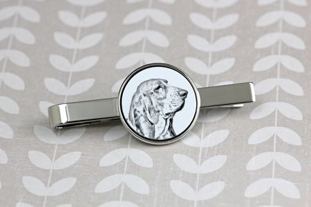 Art-Dog Basset Hound spinka do krawata z psem, z Twoim zdjęciem - zdjęcie 3