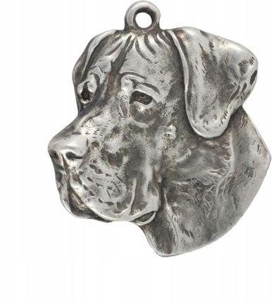 Art-Dog Dog niemiecki naszyjnik z psem, zawieszka na rzemieniu, medalion - zdjęcie 5
