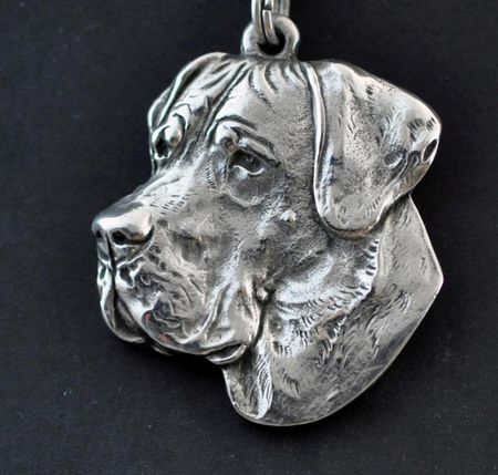 Art-Dog Dog niemiecki naszyjnik z psem, zawieszka na rzemieniu, medalion - zdjęcie 4