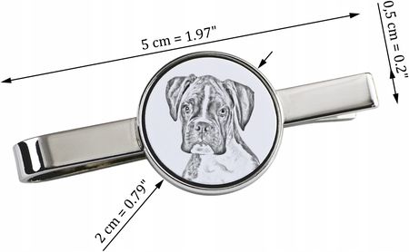 Art-Dog Bokser spinka do krawata z psem, z Twoim zdjęciem - zdjęcie 5