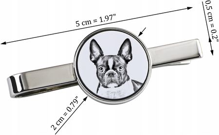 Art-Dog Boston Terrier spinka do krawata z psem, z Twoim zdjęciem - zdjęcie 3