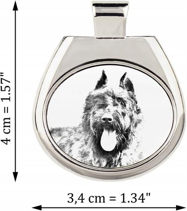 Art-Dog Bouvier zawieszka na rzemieniu z psem, naszyjnik ze zdjęciem - zdjęcie 2