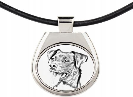 Art-Dog Duńsko-szwedzki pies wiejski zawieszka na rzemieniu z psem, naszyjnik - zdjęcie 3