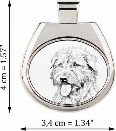 Art-Dog Glen of Imaal Terrier zawieszka na rzemieniu z psem, naszyjnik ze zdjęciem - zdjęcie 5