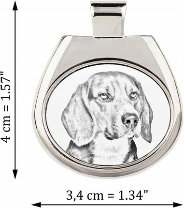 Art-Dog Beagle zawieszka na rzemieniu z psem, naszyjnik ze zdjęciem - zdjęcie 3