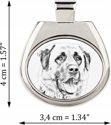 Art-Dog Owczarek anatolijski zawieszka na rzemieniu z psem, naszyjnik ze zdjęciem - zdjęcie 5