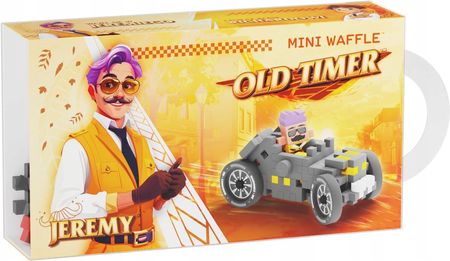 Marioinex Waffle Mini Samochody Old Timer Jeremy 50El. Grey Wyścigi 2W1 - zdjęcie 6